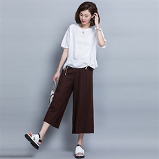 纯色短款2022年夏季时尚潮流舒适简约个性短袖，女装T恤，阿丹