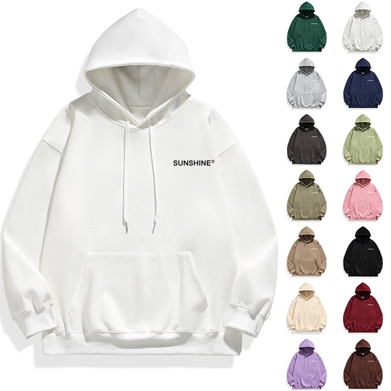 抖音品质重磅360克印花连帽卫衣M-5XL 15色选 支持定制图片