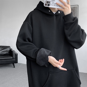 8XL-M 美式连帽卫衣男高级感外套hiphop特大码上衣潮WY10P55控78图片