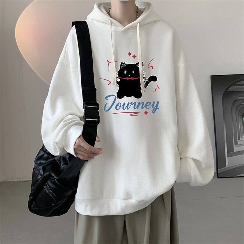 连帽卫衣男大码胖子帽衫大号运动服WY2412-P35图片