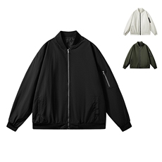 2025秋季新款达播直播品质休闲夹克飞行服防风衣外套W600-P30，男装风衣，星座1402-2