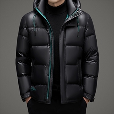 羽绒服男冬季加厚极寒外套2026新款高端男士短款中老年爸爸装亮色，男装羽绒服，电商B212（原钱塘6029）