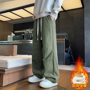 防风加绒加厚棉裤男2026冬季新款外穿保暖休闲长裤JR29182-特P40图片