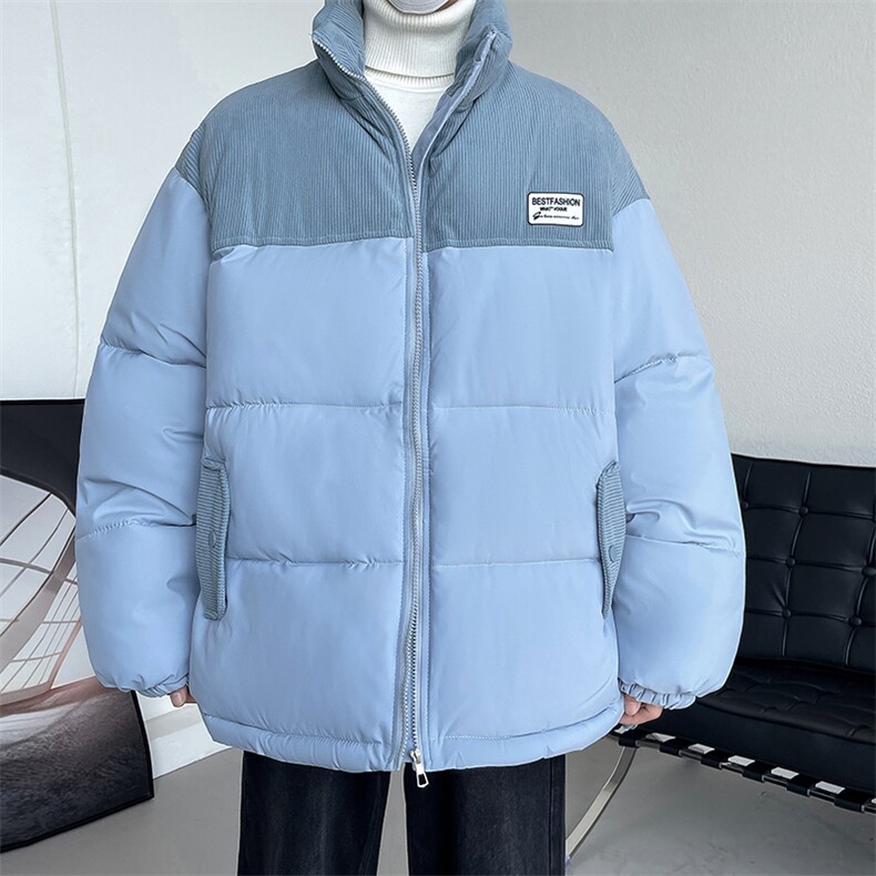 冬季加厚灯芯绒棉衣男宽松立领男士棉服潮流棉袄A266-WMY8623-P75,男装棉衣,电商A266