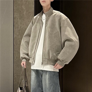 现货 得物 抖音品质 春秋皮夹克扎染皮衣外套 JK321 P65图片