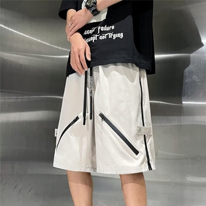青春流行夏季休闲裤潮原宿时尚潮牌五分裤休闲裤SK600P33图片