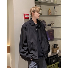 美式cleanfit哈灵顿夹克男秋季高级感痞帅正肩短款外套翻领棒球服，男装夹克，星座1116-2