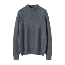 2025年秋季通勤时尚百搭通勤休闲半高，女装羊绒衫，朝思纯山羊绒