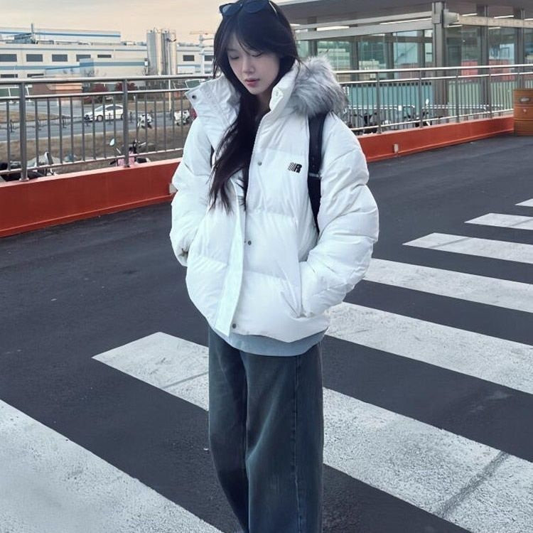 可拆卸毛领冬季羽绒棉服潮牌情侣美式厚外套棉衣2568特P90网图,男装棉衣,电商B245
