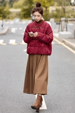 新中式羽绒服女2025冬季新款巨好看的高端洋气狐狸毛保暖外套，女装羽绒服，关键词