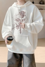 已注册/华棉春秋内景韩系情侣宽松连帽卫衣男WY00670/P45加绒P50，男装卫衣，电商B316