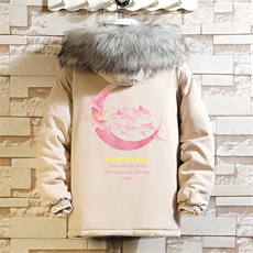 MM48209-P130冬季大毛领衣男士大码加厚袄男服砖墙，男装棉衣，电商A040A
