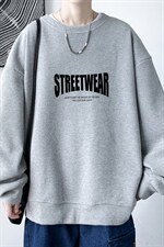 华夫格卫衣！2023秋季男士圆领潮牌卫衣字母印花长袖T恤HWY09P30，男装卫衣，电商B220