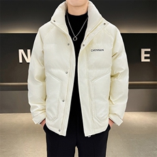 高品质立领拼接羽绒服男士冬季新款潮流帅气轻薄外套高品质男装，男装羽绒服，星座1013