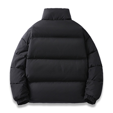 新标90白鸭绒简约休闲立领外套纯色潮流加厚羽绒服ESY0214-P198，男装羽绒服，电商B306