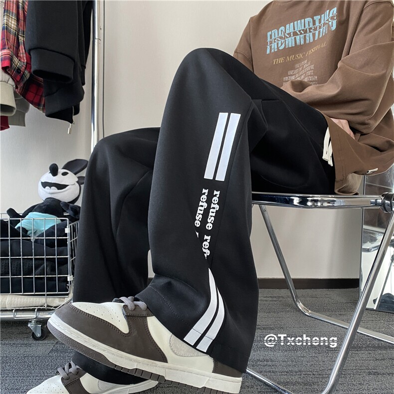 抖音品质潮流宽松拉链褶皱设计宽松冲锋裤B315-K24002-p55控78图片