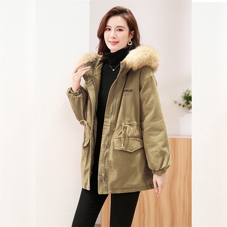 2022年新款派克服加绒加厚731-1款,女装棉衣/棉服,秋牧寒烟
