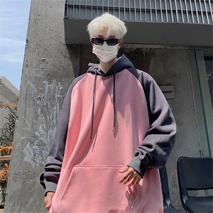 抖音得物高品质重磅二开全棉阔版支持退换 360克插肩连帽卫衣CM02图片