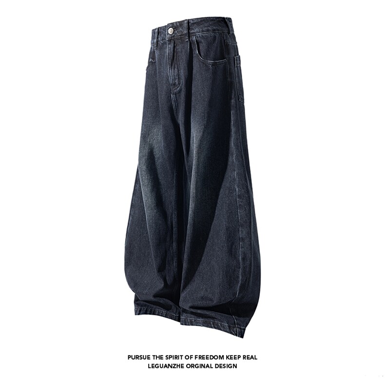 2025秋季新款白底美式复古弯刀牛仔裤M-5XLGK25940-P50,男装牛仔裤,电商A022