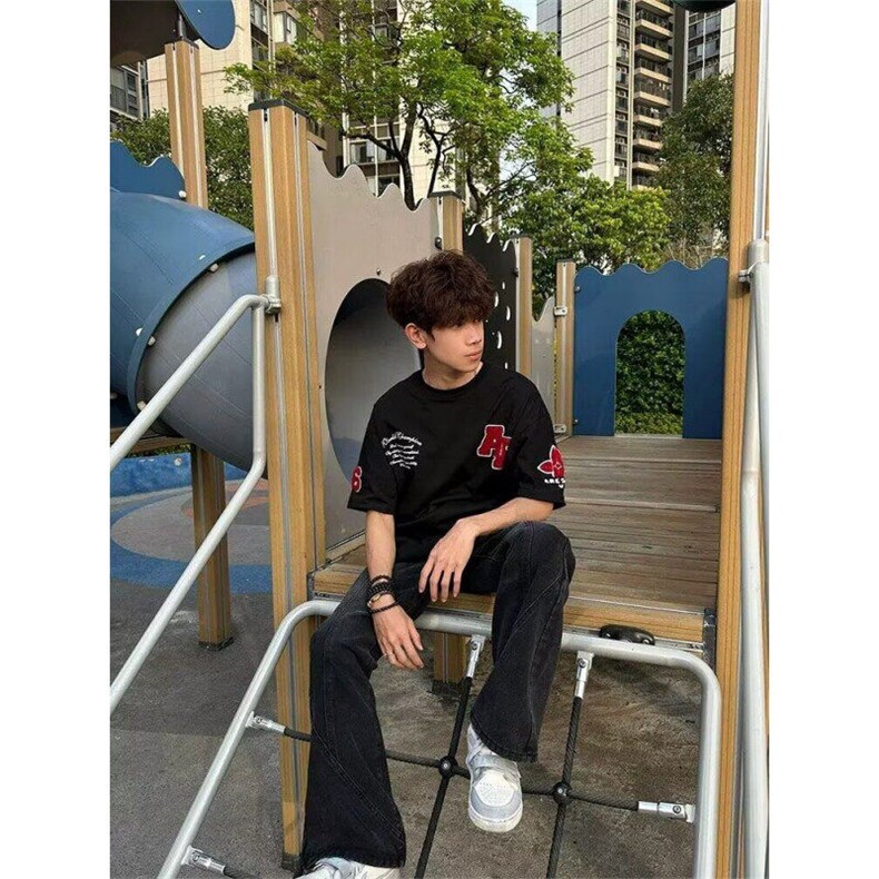 【有货】DT3053-特批40纯棉刺绣短袖T恤,男装T恤,星座603-2