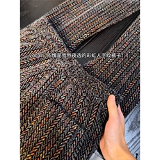 灯芯绒休闲裤男款春季潮牌高级感宽松裤子直筒运动裤，女装休闲裤，星座410-7