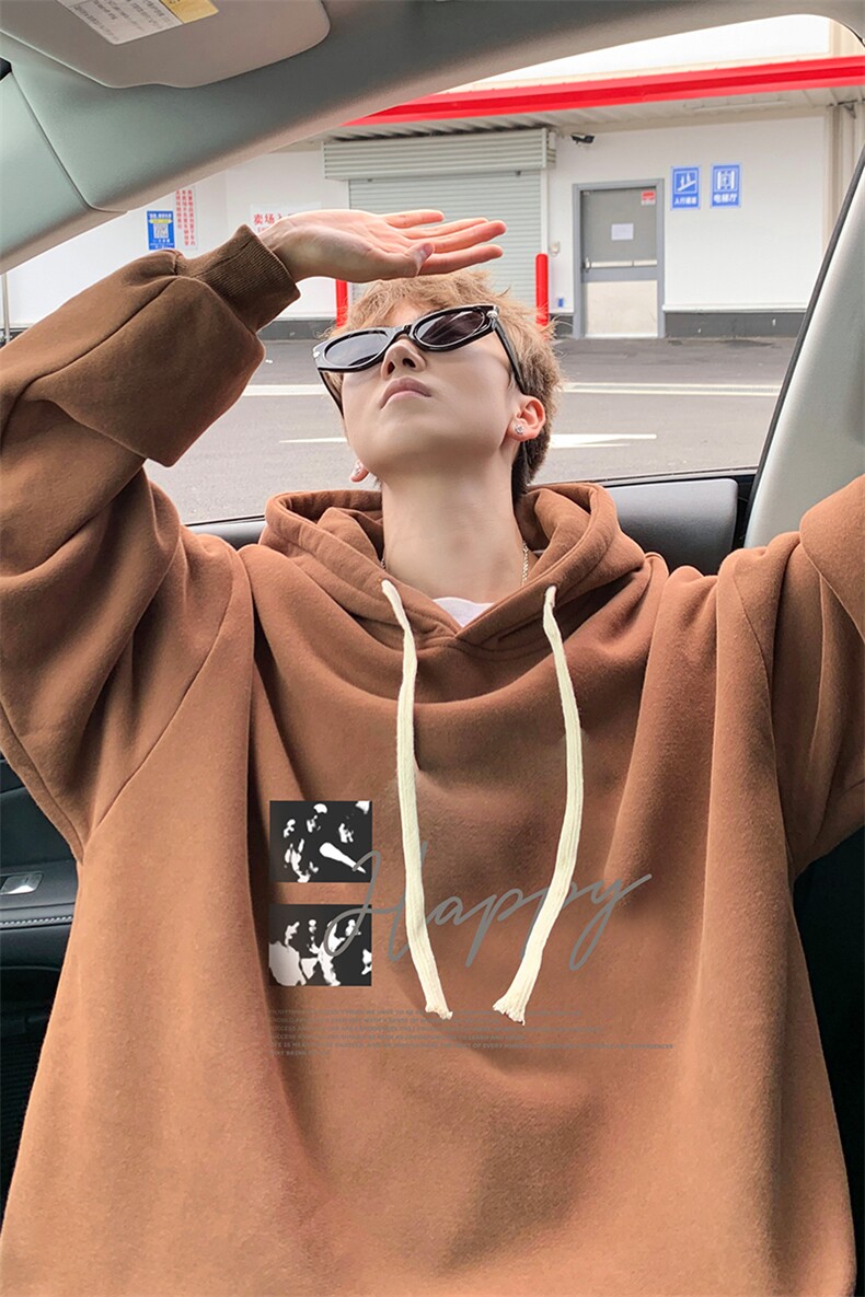 连帽卫衣男大码胖子帽衫大号运动服WY2431-P35,男装卫衣,电商A040