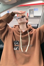 连帽卫衣男大码胖子帽衫大号运动服WY2431-P35，男装卫衣，电商A040