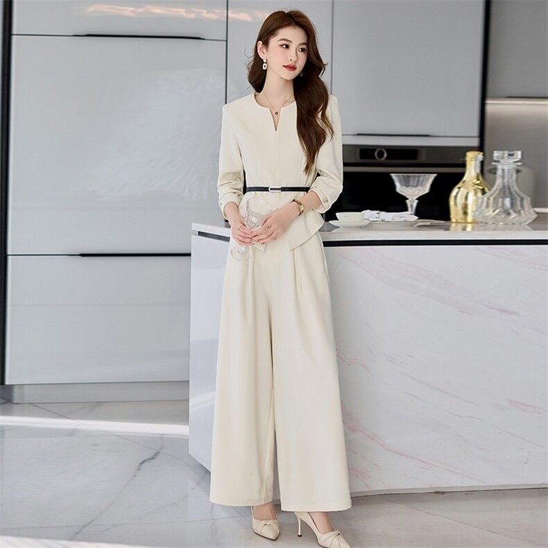喜婆婆婚宴装2025新款春季年轻洋气质结婚妈妈礼服时尚阔腿裤套装,女装套装/套裙,火爆靓佳人