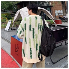 韩系秋冬新款潮牌街头撞色毛线针织衫圆领百搭毛衣男情侣7107/P50，男装针织衫/毛衣，星座506