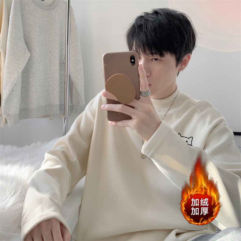 2025秋冬季男潮流休闲加绒加厚jrdr-837德绒特批30控59,男装卫衣,星座605(原A050)