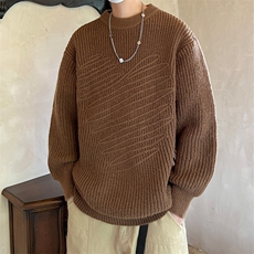8XL-M特大码毛衣男高品质加厚宽松胖子毛衣针织衫MY1201P58控78，男装针织衫/毛衣，电商D206-1