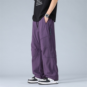 春夏美冲锋裤男户外机能风登山运动裤高街设计感休闲裤AK0251-P53图片
