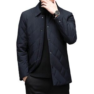 中老年棉服男冬季保暖棉袄爸爸装时尚翻领外套上衣YYM88011-P185图片