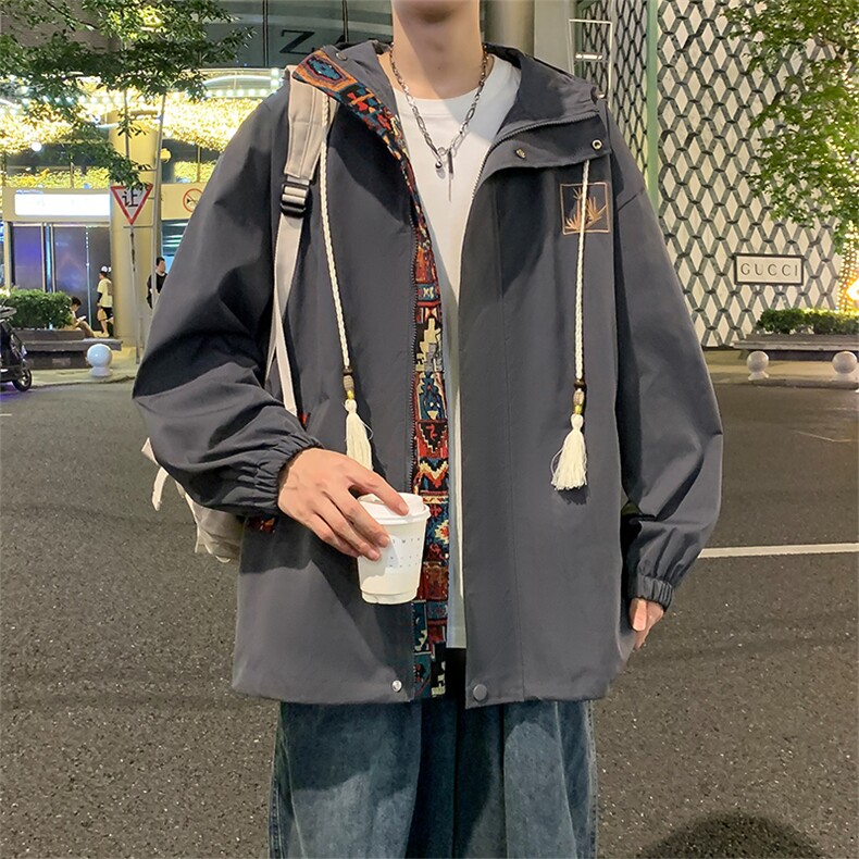 2025潮风外套男女同款新款美式夹克XZ102B-1-JK2612P85,男装夹克,星座102B-1