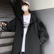 日系机能连帽冲锋衣外套男春秋vibe风潮牌户外工装夹克JK120-P48，男装夹克，星座308B-1