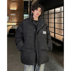 W8212 P120 控168 冬季新款扎染花边刺绣休闲棉服羽绒棉上衣棉衣图片