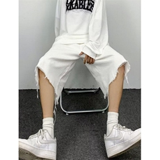 牛仔短裤男款夏季薄款潮流五分裤休闲裤子宽松大裤衩K927，男装牛仔裤，星座1116A（原606A-3）