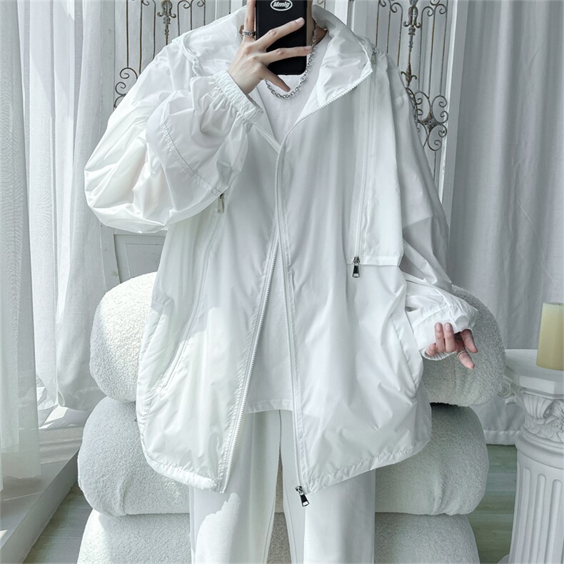 F8079/P65防晒指数UPF50+有报告防紫外线防晒服男外套防晒衣图片