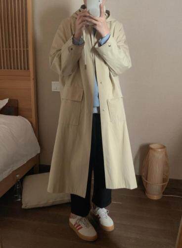 韩系简约风衣，女装风衣，9roove