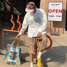 春夏潮牌港风复古印花长袖衬衫男痞帅高级感衬衣外套，男装衬衫，星座506A