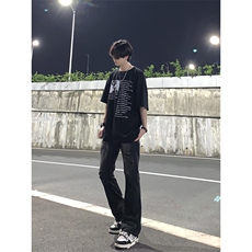 夏季美式高街ins小众破洞牛仔裤货号K755P6578，男装牛仔裤，电商A063