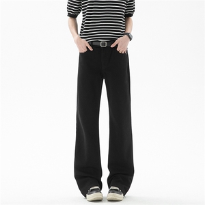 C315-W508现货4色微喇重工洗水特P马骝猫须牛仔裤(特P38X69)3图片