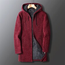 外贸针织开衫风衣外套男秋冬毛衣慵懒风休闲连帽拉链毛衫X-01P50,男装针织衫/毛衣,星座310B-1
