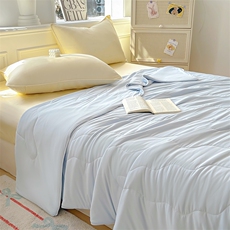 新款A类160克88%锦纶+12%氨纶锦氨夏被纯色夏凉被空调被，被套/被芯，一起卖家纺