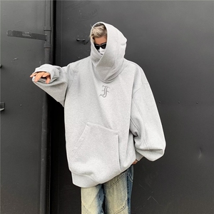美式潮牌机能风外套连帽社恐卫衣男女宽松情侣Y76700-P45 加绒55图片