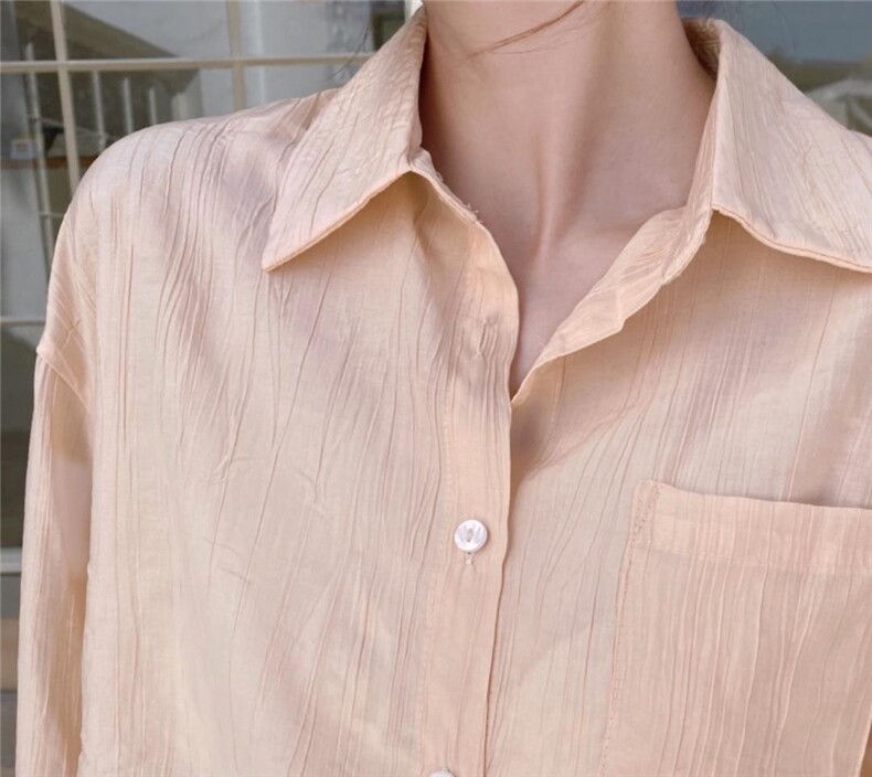 简约系衬衫，女装衬衫，驿谷