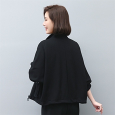 时尚宽松显瘦女装卫衣外套舒适百搭休闲上衣，女装卫衣/绒衫，叶笙衣