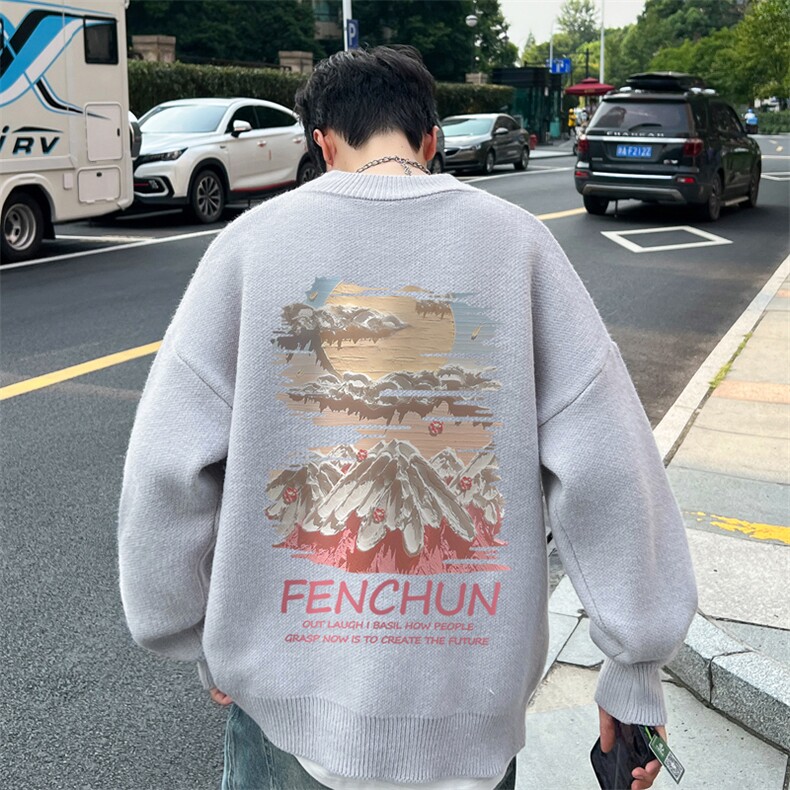 高质量！秋冬季半高领毛衣男士加绒加厚线衣男针织衫男MY152-P45,男装针织衫/毛衣,电商B367