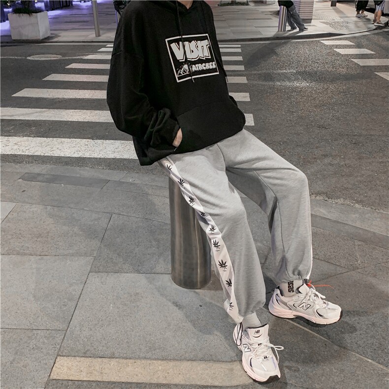 男秋冬款新款日系针织潮收脚裤子运动休闲714-1-M002,男装休闲裤,星座1404-3