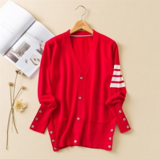 2025年秋季新款经典针织女士开衫外套休闲通勤百搭，女装针织衫/毛衣，江杉羊绒